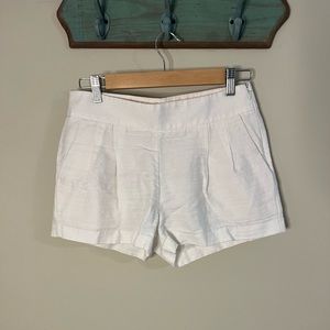 J Crew Pleated Linen Shorts